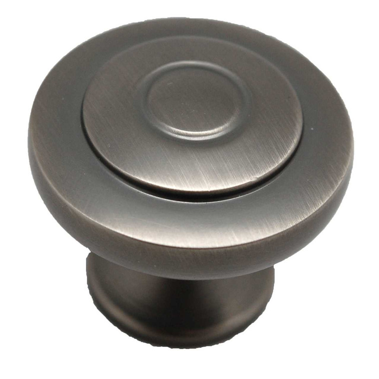 LIBERTY Geary 1-5/16" Ring Round Cabinet Knob - Heirloom Silver P29526-904-C