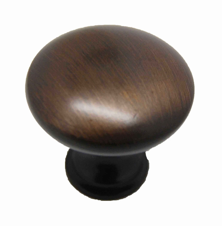 Main View of an Oil Rubbed Bronze 1-3/16" Mushroom Cabinet Knob from Keystone Accents K346