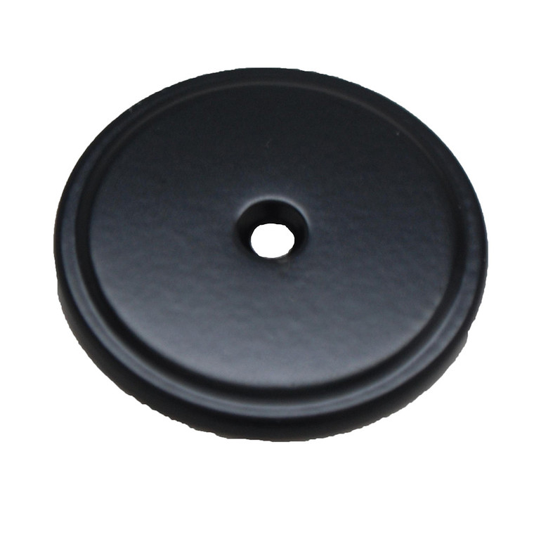 Stone Harbor 1-3/4" Diameter Knob Backplate in Flat Black 30119-19