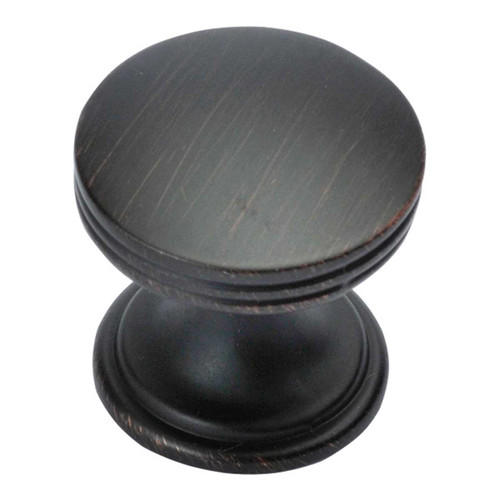 HICKORY American Diner Round Cabinet Knob in Vintage Bronze (+2 Sizes)