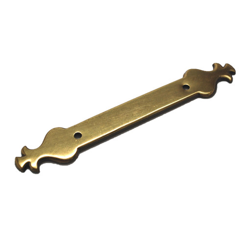 BELWITH 3 Centers Decorative Handle Pull Backplate - Lancaster Brass