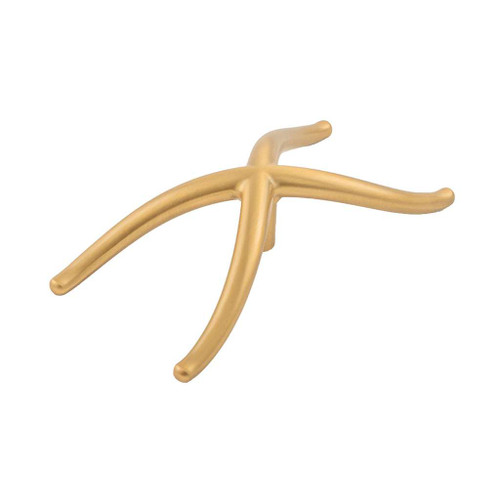 BELWITH KEELER Bijou X 4-3/4" Long Cabinet Knob in Brushed Golden Brass
