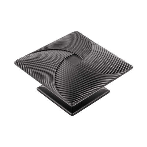 BELWITH KEELER Bijou Tempest 3-1/2" Long Square Cabinet Knob in Matte Black