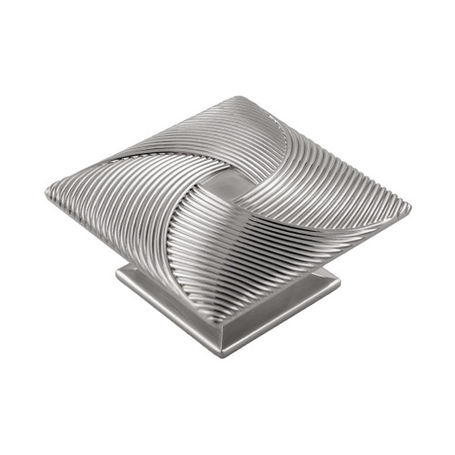 BELWITH KEELER Bijou Tempest 3-1/2" Long Square Cabinet Knob in Satin Nickel
