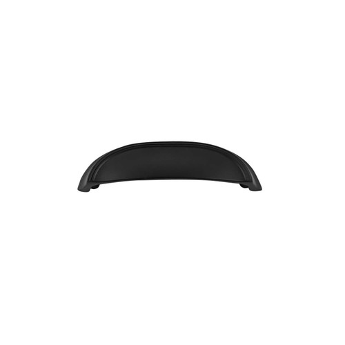 HICKORY American Diner 3" & 3-3/4" Centers Cup Pull in Matte Black
