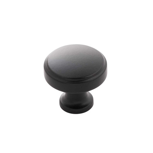 HICKORY Piper 1-1/4" Diameter Cabinet Knob in Matte Black