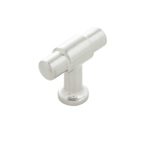 HICKORY Piper 1-5/8" Length Wrapped Bar Knob Cabinet Pull in Satin Nickel