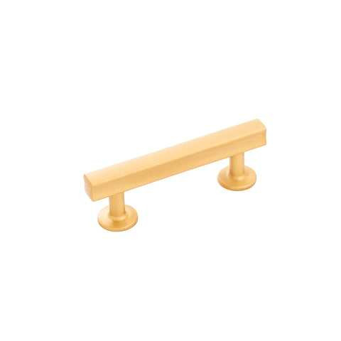 HICKORY Woodward Handle Cabinet Pull in Brushed Golden Brass (+4 Sizes)