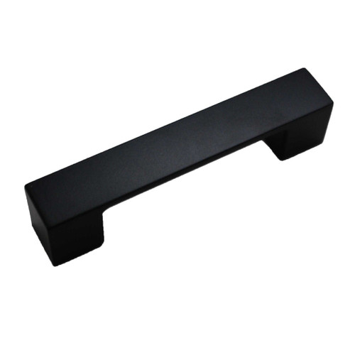 HICKORY Heritage Designs Dash Platform Handle Cabinet Pull in Matte Black (+3 Sizes)