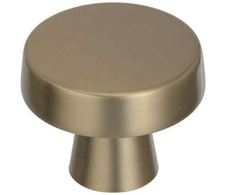 AMEROCK Blackrock Round Cabinet Knob in Golden Champagne (+2 Sizes)