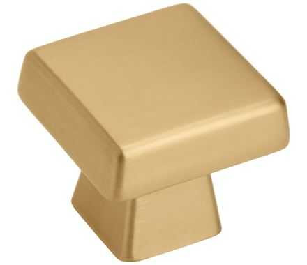 AMEROCK Blackrock Square Cabinet Knob in Champagne Bronze (+2 Sizes)