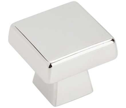 AMEROCK Blackrock Square Cabinet Knob in Polished Chrome (+2 Sizes)