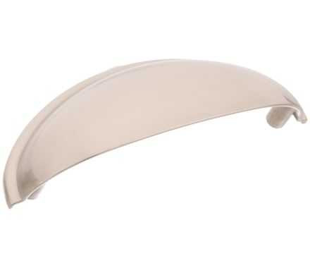 AMEROCK Ravino 3" Centers Cup Pull in Satin Nickel