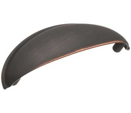 AMEROCK Ravino 3" Centers Cup Pull in Oil Rubbed Bronze