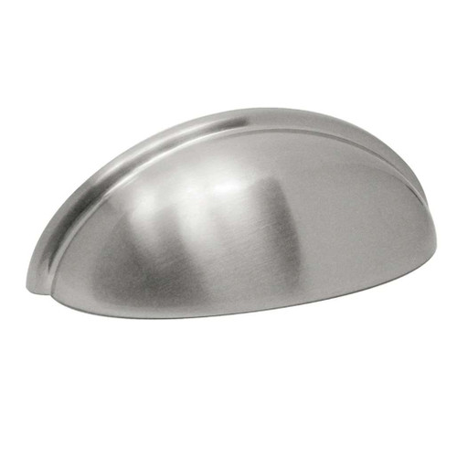AMERFIT Silverline 3" Centers Cup Pull in Brushed Satin Nickel