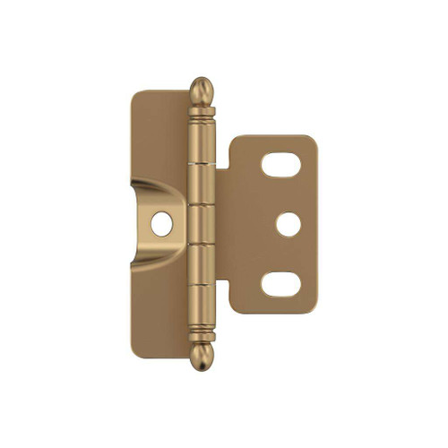 AMEROCK 3/4" Door Thick Full Inset Full Wrap Cabinet Hinge with Ball Ends in Champagne Bronze