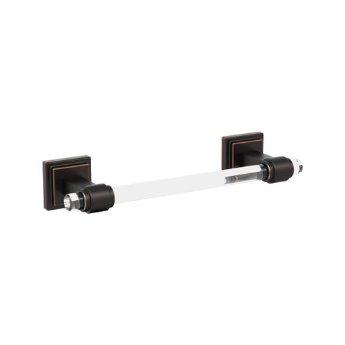 AMEROCK Glacio Towel Bar in Clear and Oil Rubbed Bronze (+3 Sizes)