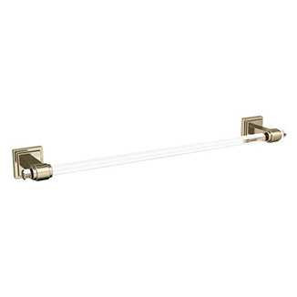AMEROCK Glacio Towel Bar in Clear and Golden Champagne (+3 Sizes)