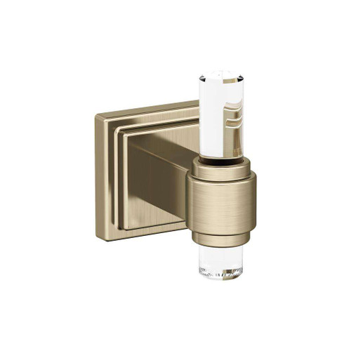 AMEROCK Glacio Single Prong Hook in Clear and Golden Champagne