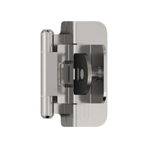 AMEROCK Double Demountable 3/8" Inset Cabinet Hinge (pair) in Chrome