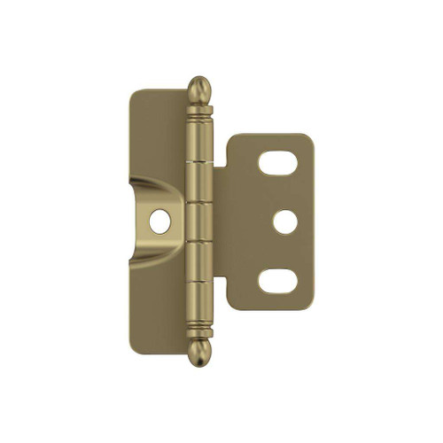 AMEROCK 3/4" Door Thick Full Inset Full Wrap Cabinet Hinge with Ball Ends in Golden Champagne