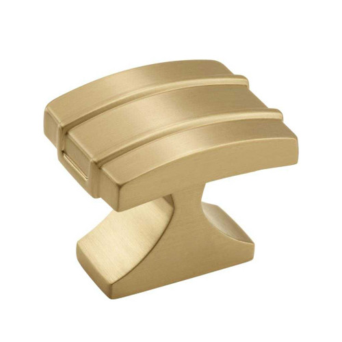 AMEROCK Davenport Rectangle Cabinet Knob in Champagne Bronze (+2 Sizes)