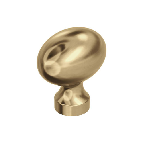AMEROCK Vaile 1-3/8" Long Oval Cabinet Knob in Champagne Bronze