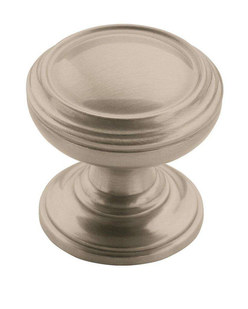 AMEROCK Revitalize 1-1/4" Diameter Cabinet Knob in Satin Nickel