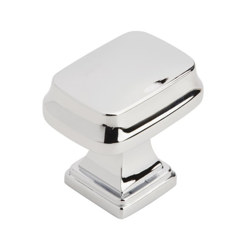 AMEROCK Revitalize 1-1/4" Length Rectangle Cabinet Knob in Polished Chrome