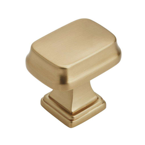 AMEROCK Revitalize 1-1/4" Length Rectangle Cabinet Knob in Champagne Bronze