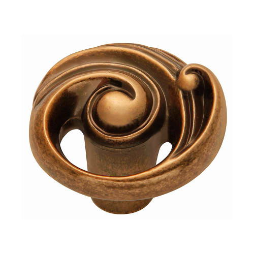BELWITH KEELER Amaranta 1-1/2" Diameter Cabinet Knob in Antique Rose Gold