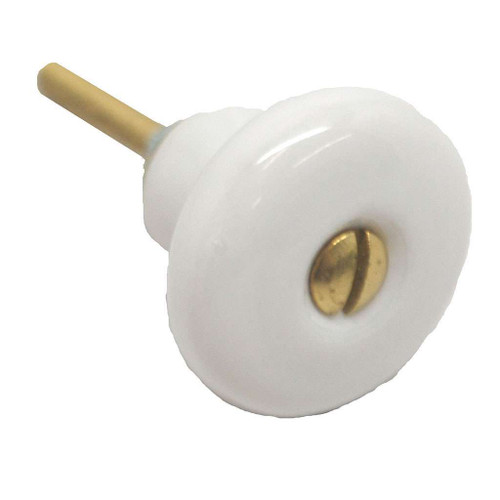 LOT 2 AMEROCK 3/4" Diameter Cabinet Knob in White