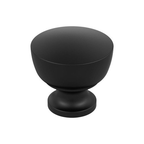 AMEROCK Chalice 1-1/4" Diameter Cabinet Knob in Matte Black