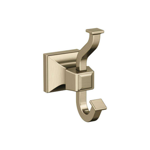 AMEROCK Mulholland Double Robe Hook in Golden Champagne