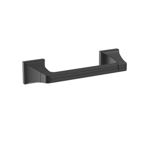 AMEROCK Mulholland Pivoting Toilet Paper Holder in Matte Black