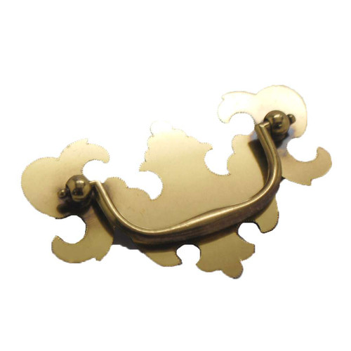 BELWITH 3" Centers Drop Bail Pull in Lancaster Polished