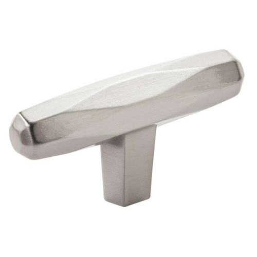 AMEROCK St. Vincent 2-1/2" Length Geometric Bar Knob in Satin Nickel