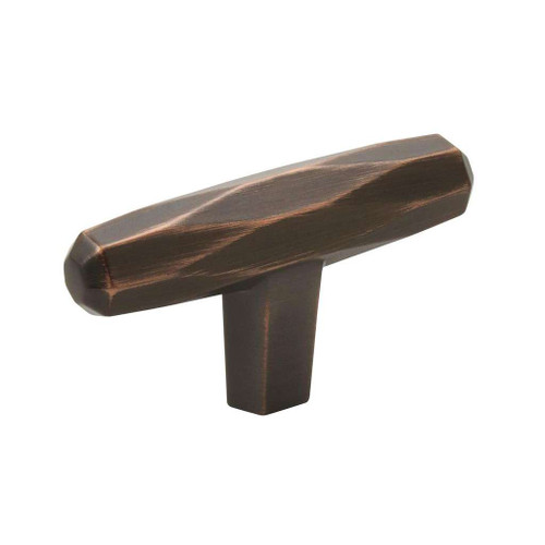 AMEROCK St. Vincent 2-1/2" Length Geometric Bar Knob in Oil Rubbed Bronze
