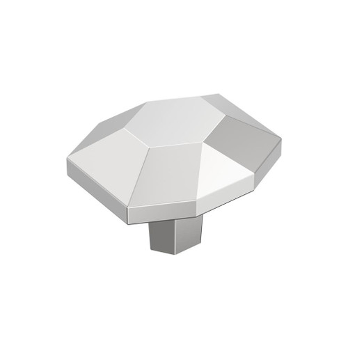 AMEROCK St. Vincent 1-5/8" Length Geometric Cabinet Knob in Chrome