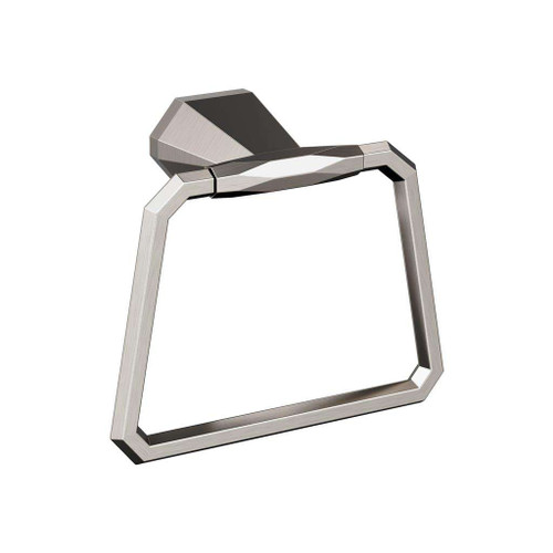 AMEROCK St. Vincent 6-3/4" Long Hanging Towel Ring in Brushed Nickel