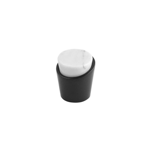 BELWITH KEELER Firenze 1-1/4" Diameter Cabinet Knob in White and Matte Black