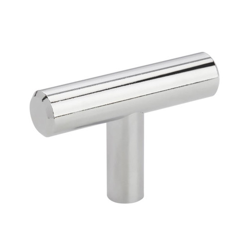 AMEROCK Bar Pulls 1-15/16" Length Cabinet T-Knob in Polished Chrome