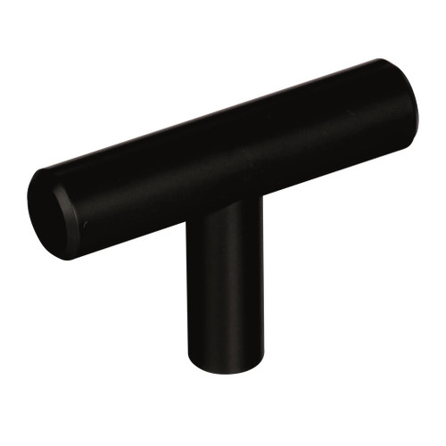 AMEROCK Bar Pulls 1-15/16" Length Cabinet T-Knob in Black Bronze