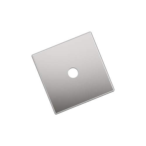 AMEROCK Ladera 1-3/16" Square Cabinet Knob Backplate in Polished Chrome