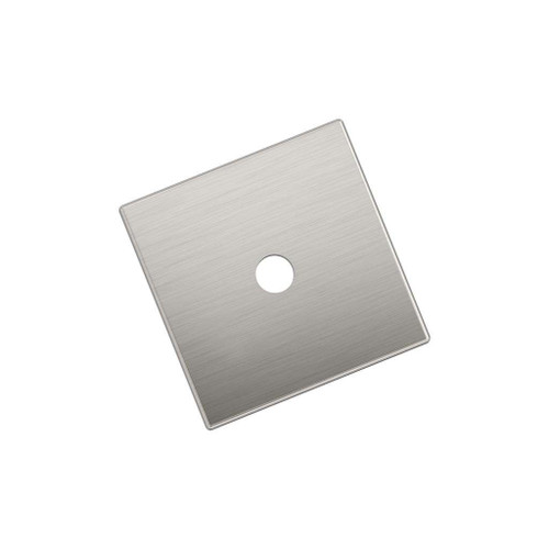 AMEROCK Ladera 1-3/16" Square Cabinet Knob Backplate in Satin Nickel