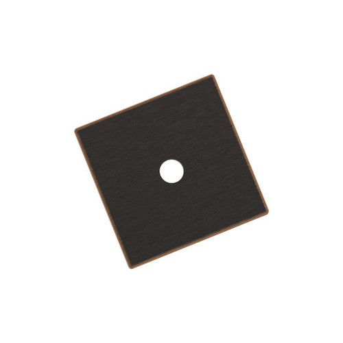AMEROCK Ladera 1-3/16" Square Cabinet Knob Backplate in Oil Rubbed Bronze