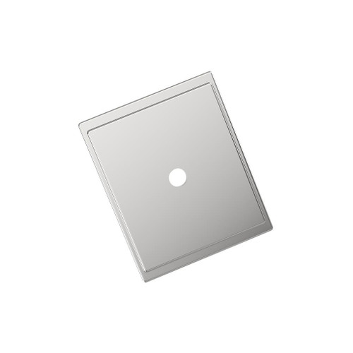 AMEROCK Maymont 1-5/8" Rectangle Cabinet Knob Backplate in Polished Chrome
