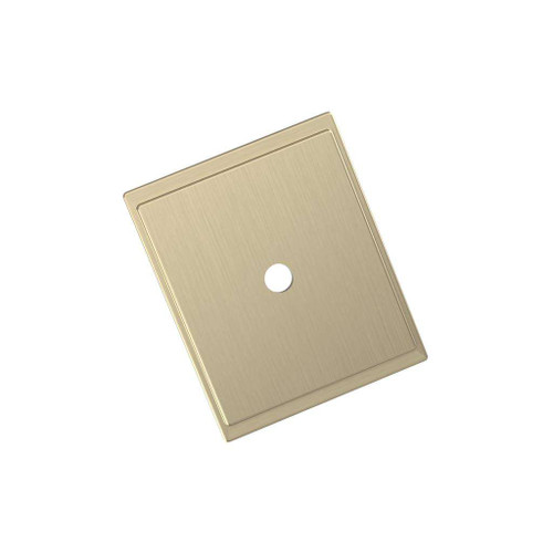 AMEROCK Maymont 1-5/8" Rectangle Cabinet Knob Backplate in Golden Champagne