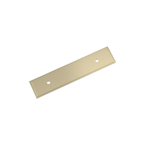 AMEROCK Maymont Rectangle Cabinet Handle Backplate in Golden Champagne (+8 Sizes)