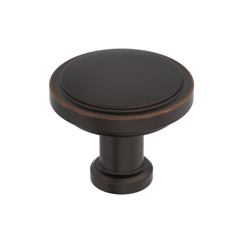 AMEROCK Faircrest 1-1/4" Diameter Cabinet Knob in Oil Rubbed Bronze